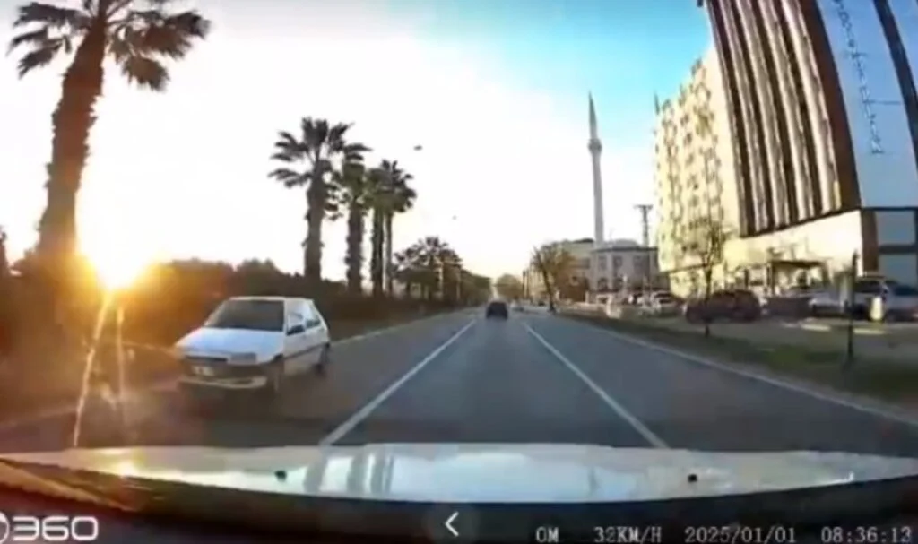 Samsun'da Ters Yönde Giden Araca Ceza