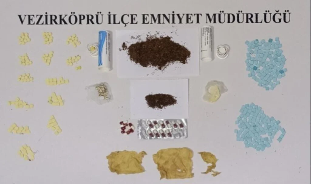 Samsun Vezirköprü’de Uyuşturucu Operasyonu: İki Şüpheli Gözaltında