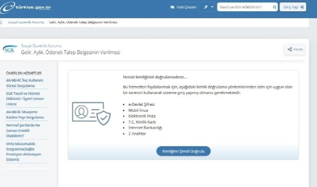 E Devletten Emeklilik Başvurusu Nasıl Yapılır