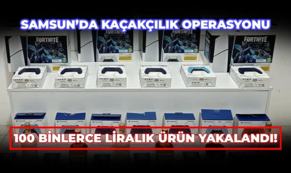 Samsun'da Gümrük Kaçakçılığı Operasyonu: 100 Binlerce Liralık Ürün Yakalandı!