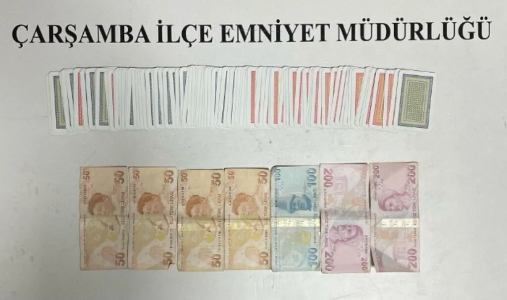 Çarşamba'da Kumar Baskını: Çok Sayıda Ceza, İş Yeri Sahibine Soruşturma