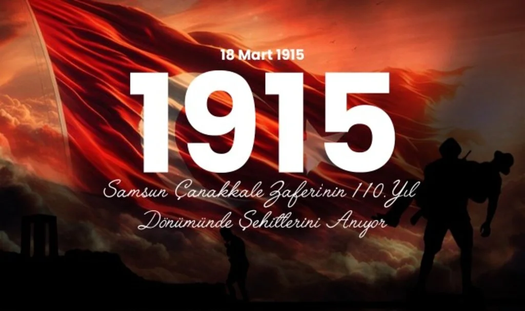 Samsun, Çanakkale Zaferi'nin 110. Yıl Dönümünde Şehitlerini Anıyor