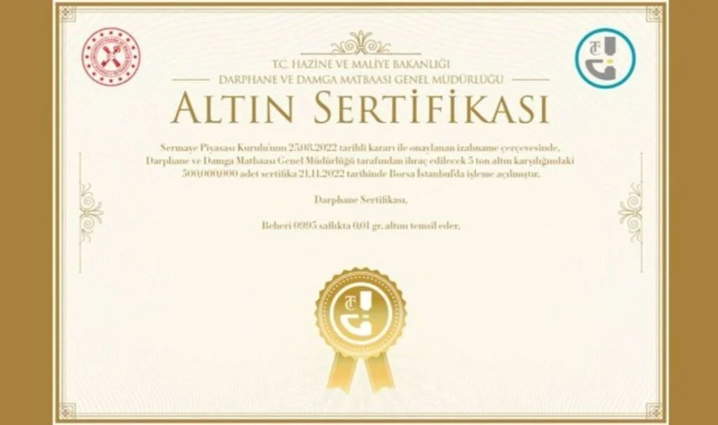 Darphane Altın Sertifikası Nasıl Alınır