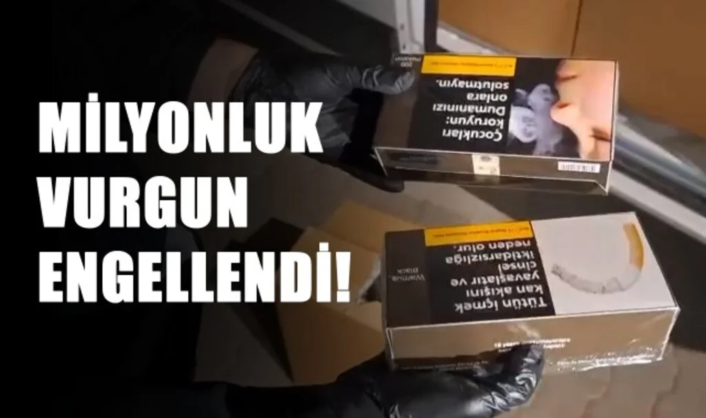 Milyonluk Vurgun Engellendi! Samsun'da Kaçak Makaron Operasyonu
