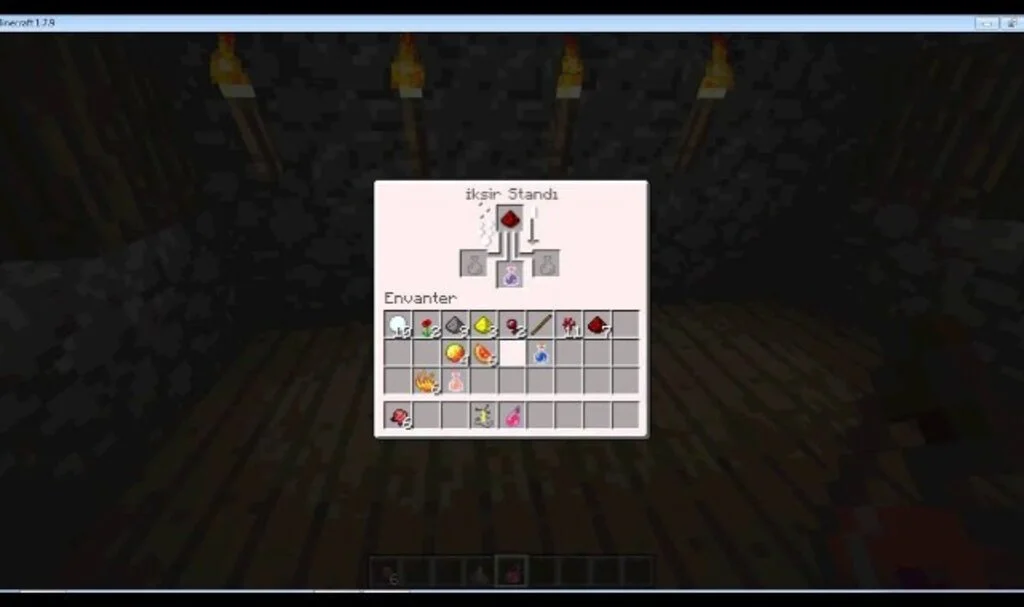 Minecraft Zayıflık İksiri Nasıl Yapılır