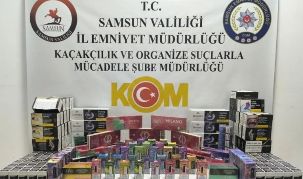 Samsun'da Binlerce Kaçak Ürün Ele Geçirildi!