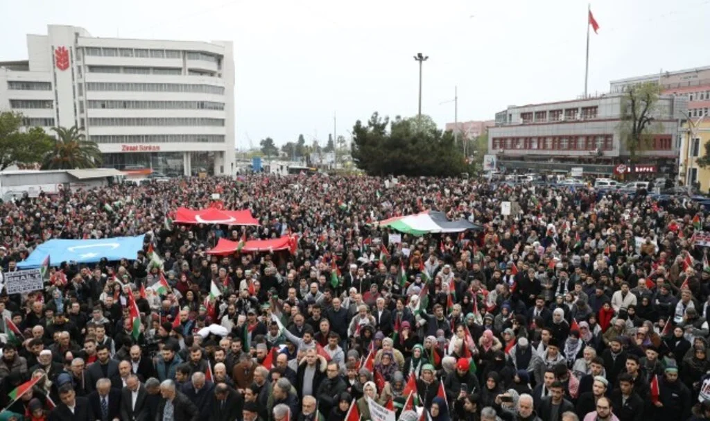 Samsun'da Gazze İçin Binlerce Vatandaş Tek Yürek Oldu!