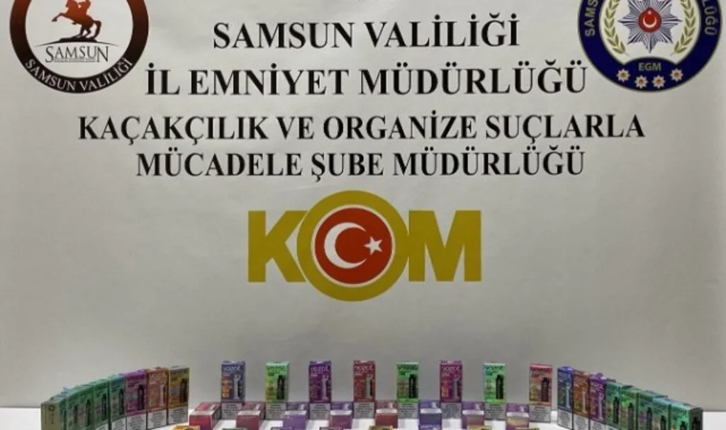Samsun'da Kaçak Elektronik Sigara Operasyonu: 1 Gözaltı