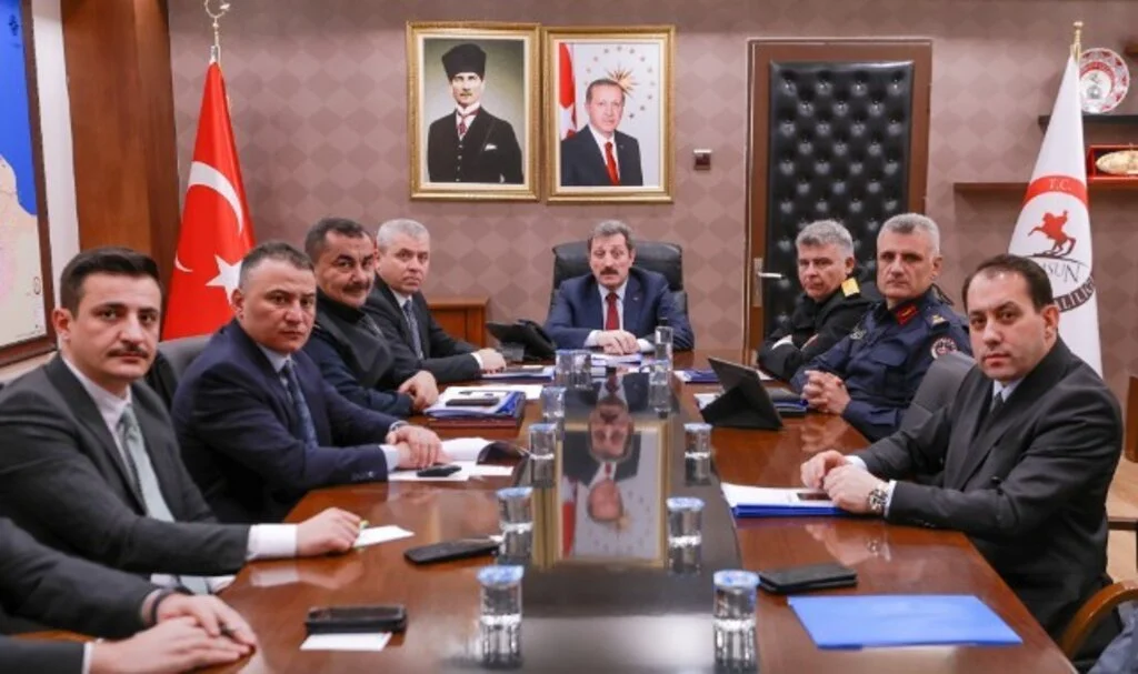 Samsun Valisi Orhan Tavlı Başkanlığında Güvenlik ve Asayiş Koordinasyon Toplantısı Gerçekleştirildi