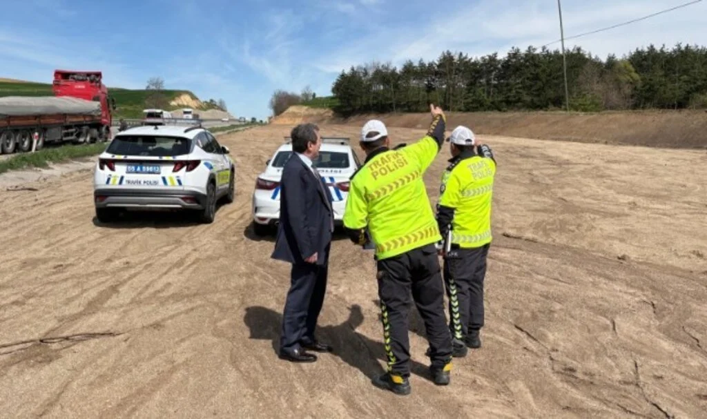 Yol Güvenliği Artıyor! Havza'da Bölge Trafik İstasyonu İnşaatı Başladı