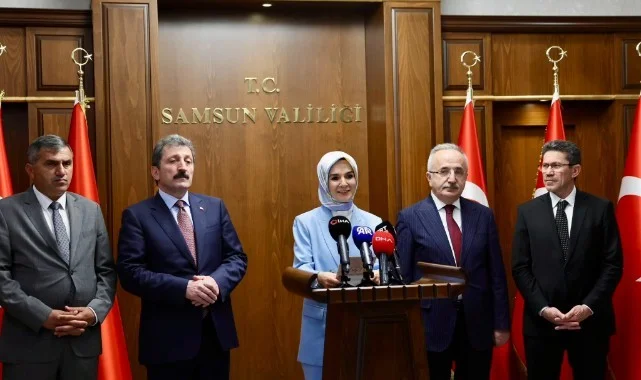 Aile Bakanı Mahinur Özdemir Göktaş'tan Samsun Ziyareti