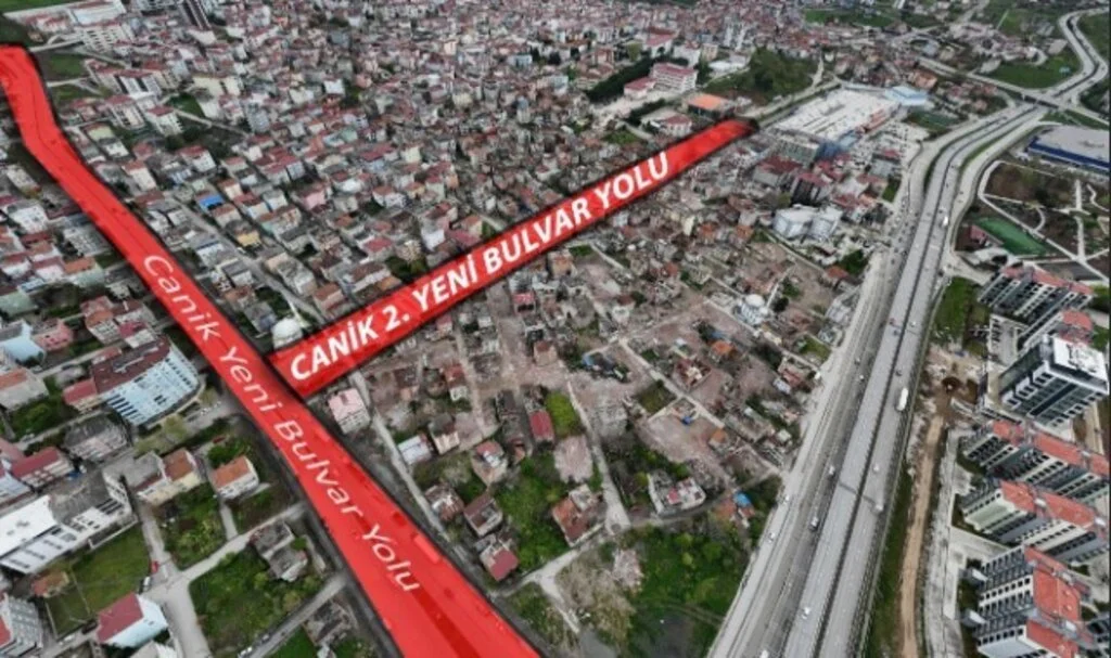 Canik'e İkinci Yeni Bulvar Yolu Müjdesi!