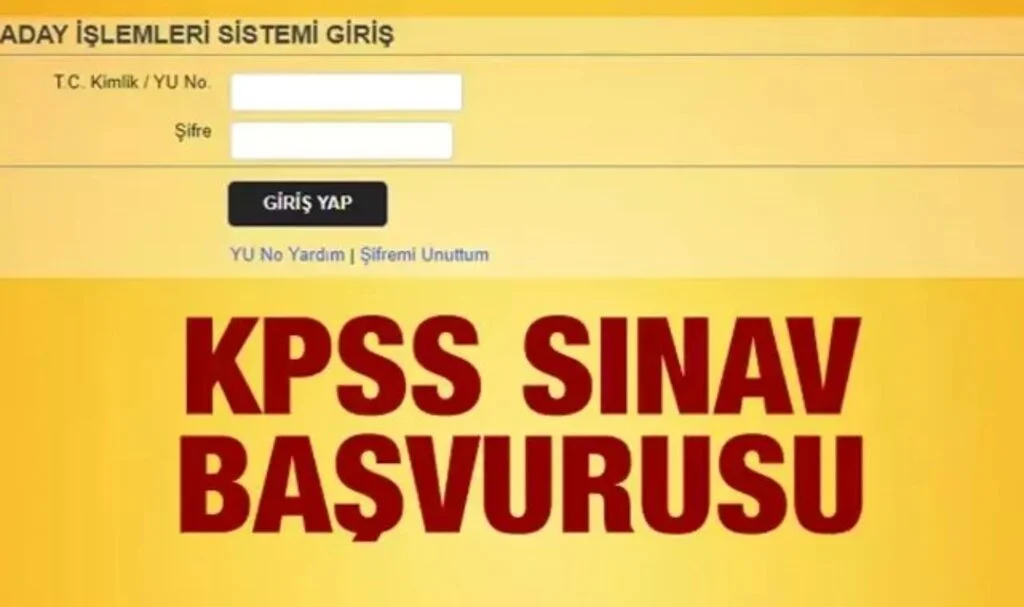  Kpss Ortaöğretim Başvuru Nasıl Yapılır
