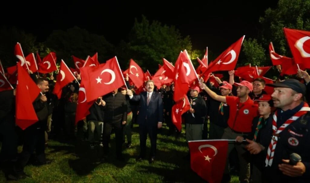 Kurtuluşun Şehri Samsun'da Ulusal İzciler Kamp Ateşinde Buluştu
