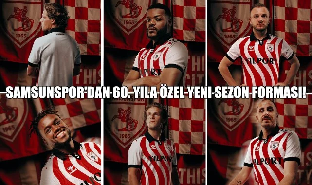 Samsunspor'dan 60. Yıla Özel Yeni Sezon Forması!