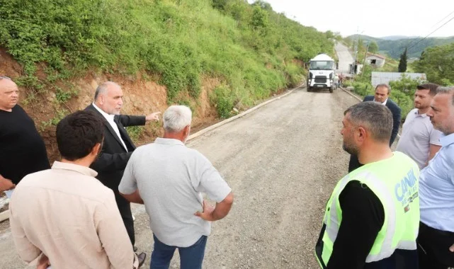 Canik Belediyesi Kırsalda Ulaşım Hamlesi Başlattı