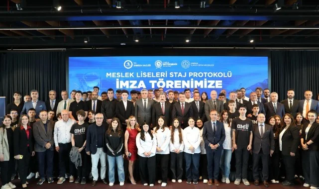Samsun Büyükşehir Belediyesi'nden Meslek Liselerine Staj Desteği