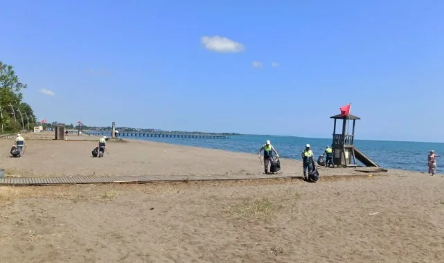 Samsun Büyükşehir, Terme Miliç Sahili'ni Turizme Kazandırıyor