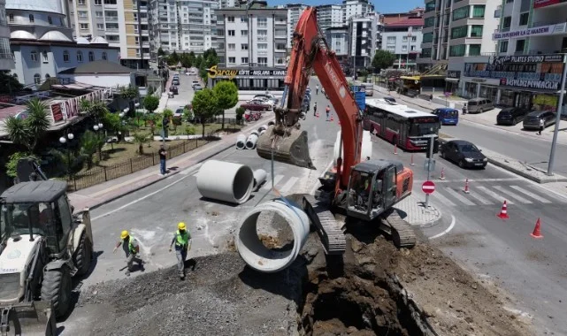 Samsun'da Altyapı Hamlesi! SASKİ'den 2000 mm'lik Dev Hatlarla Geleceğe Yatırım