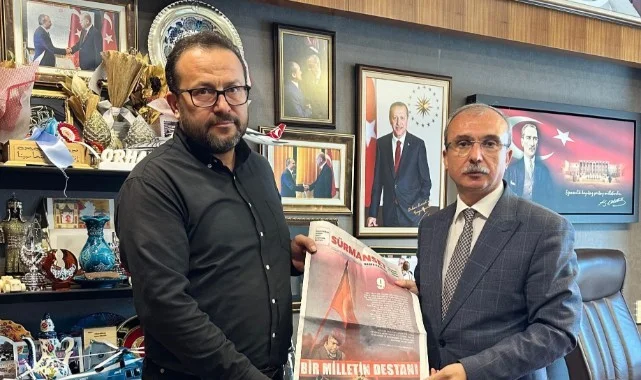 “Bir Milletin Destanı” Başlıklı Özel Sayı, TBMM’de Milletvekili Orhan Kırcalı’ya Takdim Edildi