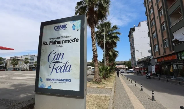 Canik'ten Peygambere Yapılan Hakarete Tepki: "Hz. Muhammed'e Can Feda"