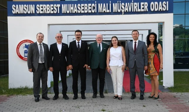 Samsun Üniversitesi Rektörü Prof. Dr. Mahmut Aydın’dan Oda Kurullarına Hayırlı Olsun Ziyareti