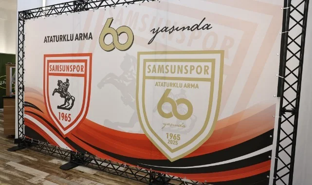 Samsunspor 60. Yılını Coşkuyla Kutladı: "Atatürklü Arma'ya Nice 60 Yıllar"