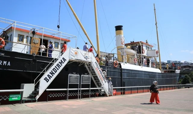 Samsun Bandırma Gemi Müzesi 3 Ayda 100 Bini Aşkın Ziyaretçiyi Ağırladı