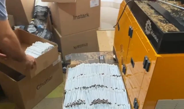 Samsun'da Kaçak Sigara Operasyonu! 48 Bin Makaron Ele Geçirildi