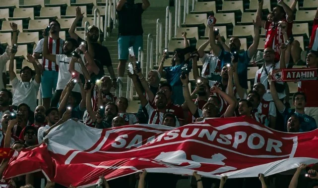 Samsunspor Taraftarından Avrupa’da Büyük Destek