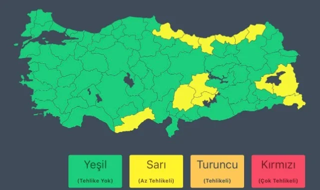 Alarm Verildi! Samsun’a Sarı Kodlu Fırtına Uyarısı