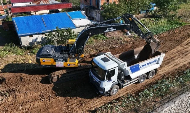 Canik’te Ulaşımda Yeni Hamle: Yol Açma Çalışmaları Hızlandı
