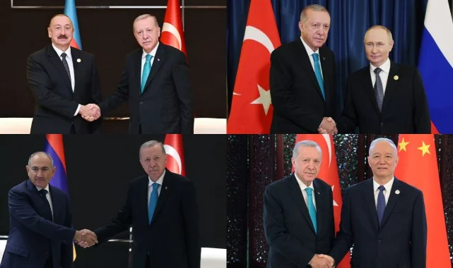 Cumhurbaşkanı Erdoğan, Çin’de ŞİÖ Zirvesi Marjında Kritik Görüşmeler Yaptı