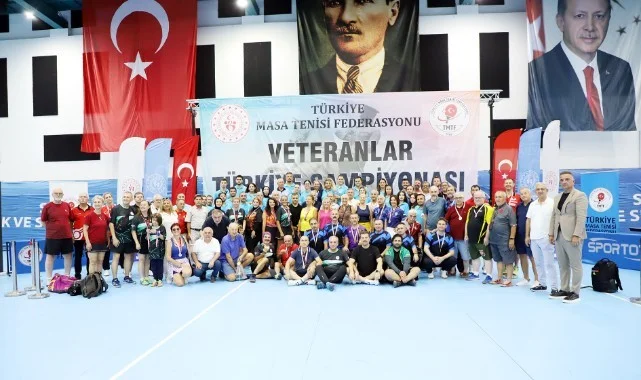 Masa Tenisi Veteranlar Türkiye Şampiyonası İlk Kez Samsun’da Düzenlendi