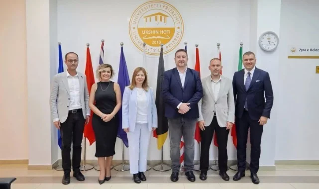 Ondokuz Mayıs Üniversitesi Rektörü Prof. Dr. Fatma Aydın, Prizren Üniversitesi’ni Ziyaret Etti