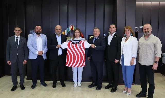 Rektör Aydın, Samsunspor Asbaşkanı Veysel Bilen’i Konuk Etti