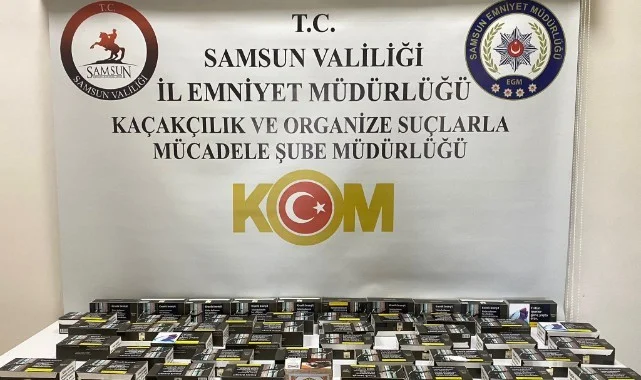 Samsun’da Kaçak Sigara Operasyonu! 10 Bin Makaron Ele Geçirildi