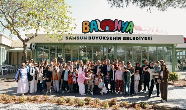 Samsun'da Özel Çocuklara Balonya'da Eğlence Dolu Gün