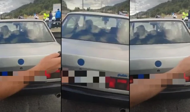 Samsun'da Polis, Kumandalı Abart Egzozlu Aracı Yakaladı!