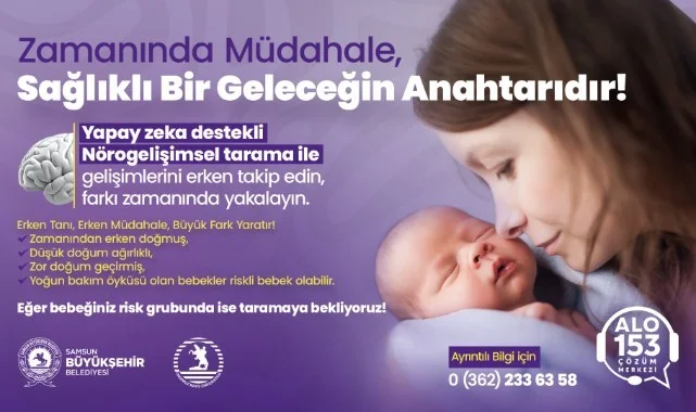 Samsun’da Riskli Bebeklere Erken Müdahale Projesi Başladı