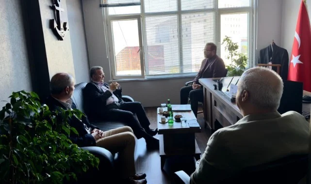 Samsun İlkadım Belediye Başkanı Kurnaz'dan Said Çetintaş'a Taziye Ziyareti