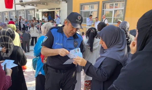 Samsun Polisi “Güvenli Mahallem, Güvenli Eğitim” Projesiyle Vatandaşları Bilgilendirdi