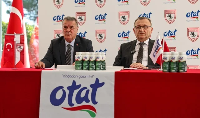 Samsunspor ile Otat Gıda’dan 2025–2026 Sezonu İçin Sponsorluk Anlaşması
