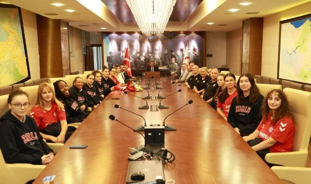 Zorlu Koleji Samsun Basketbol Kulübü’nden Vali Tavlı’ya Ziyaret