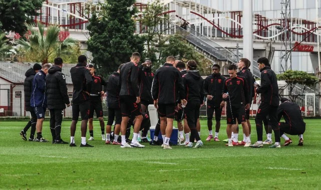 Hafta Sonu Mücadelesi Öncesi Samsunspor’da Yoğun Antrenman