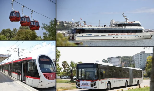 Samsun Büyükşehir’in Ulaşımdaki Lokomotif Gücü SAMULAŞ 15 Yaşında