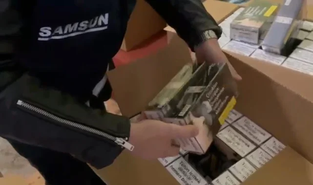 Samsun'da 10 Bin Makaron ve Sigara Sarma Makinesi Ele Geçirildi