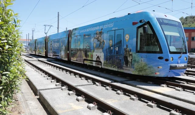 Samsun’da Cumhuriyet Bayramı’nda Tramvaylar Ücretsiz