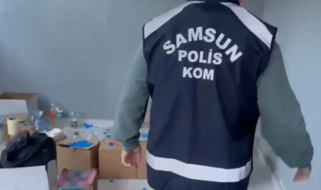 Samsun'da Sahte İçki Baskını! Depoda Litrelerce Kaçak Ürün Ele Geçirildi