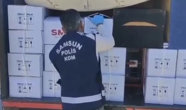 Samsun'da Sahte İçki Baskını! Litrelerce Etil Alkol Ele Geçirildi
